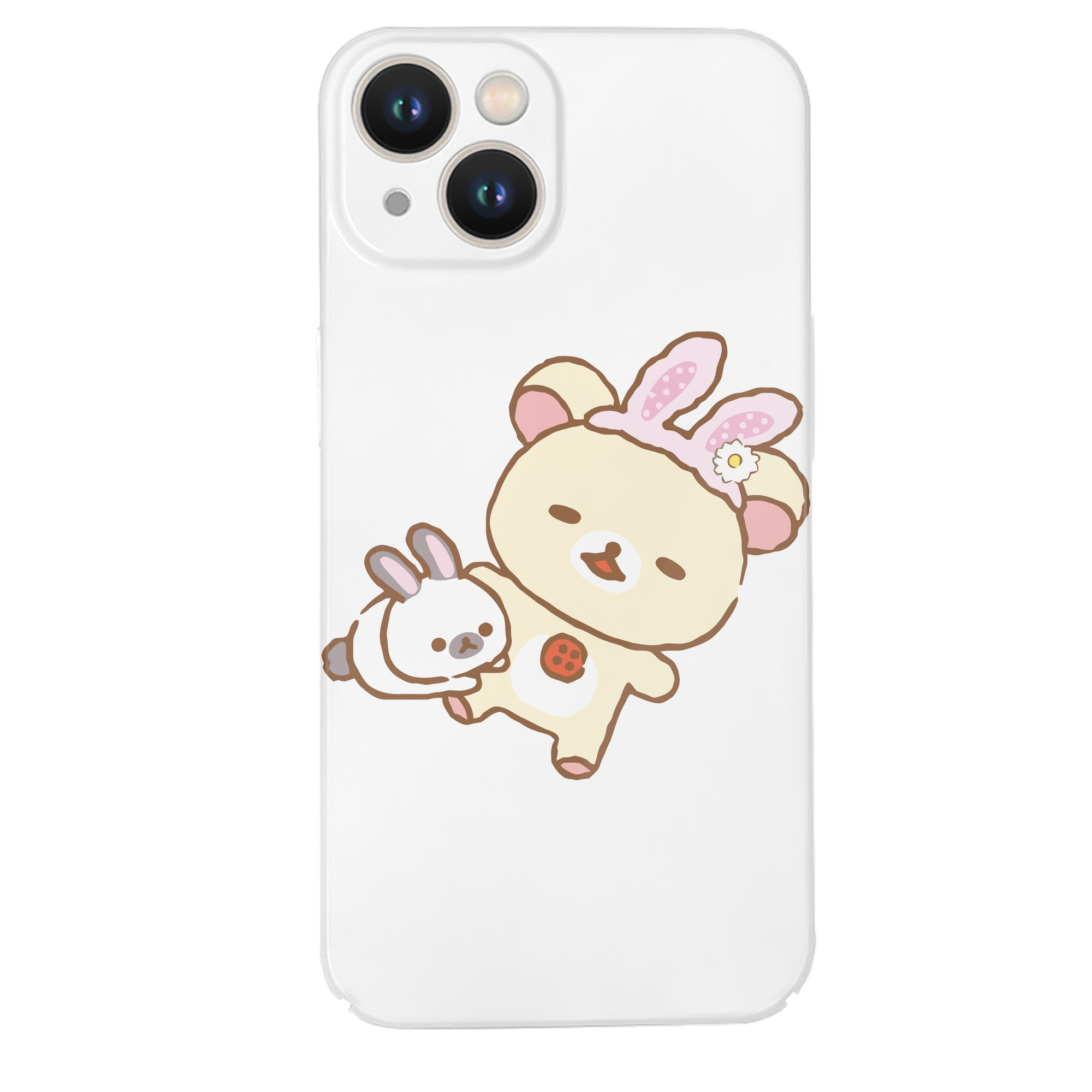（画像用） リラックマ リラックマ キイロイトリ Rilakkuma Korilakkuma Kiiroitori 【iPhone 14シリーズ対応】ハードケース